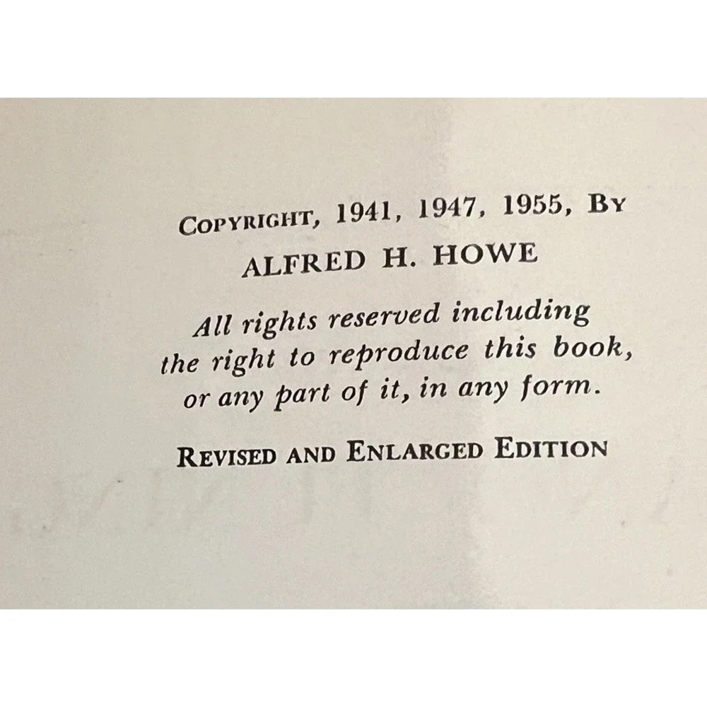 Scientific Piano Tuning & Servicing Textbook H Howe Copyright 1941 1947 1956